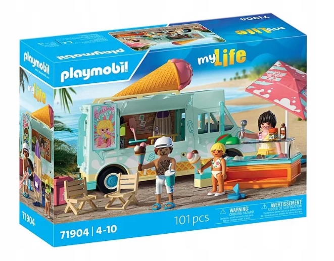 Playmobil 71904 Zmrzlinárske auto s obchodom so surfami